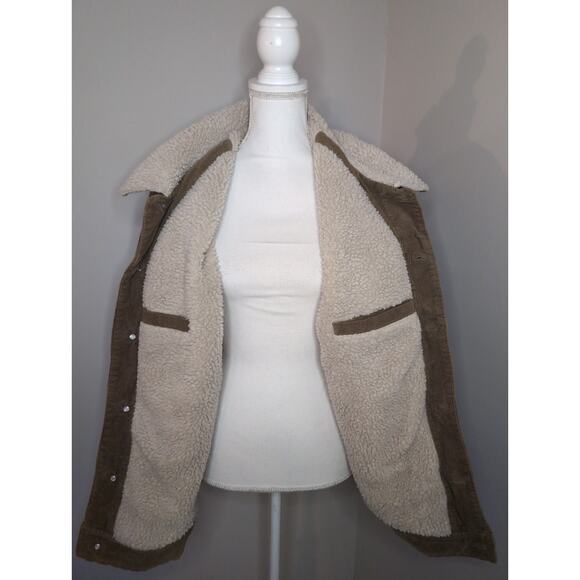 Tony Hawk sherpa skater outdoor work corduroy button up coat XL - Picture 7 of 10